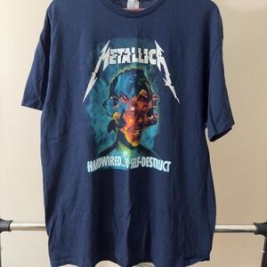 Vintage Metallica Hardwired to self destruct US tour band t-shirt Size XL